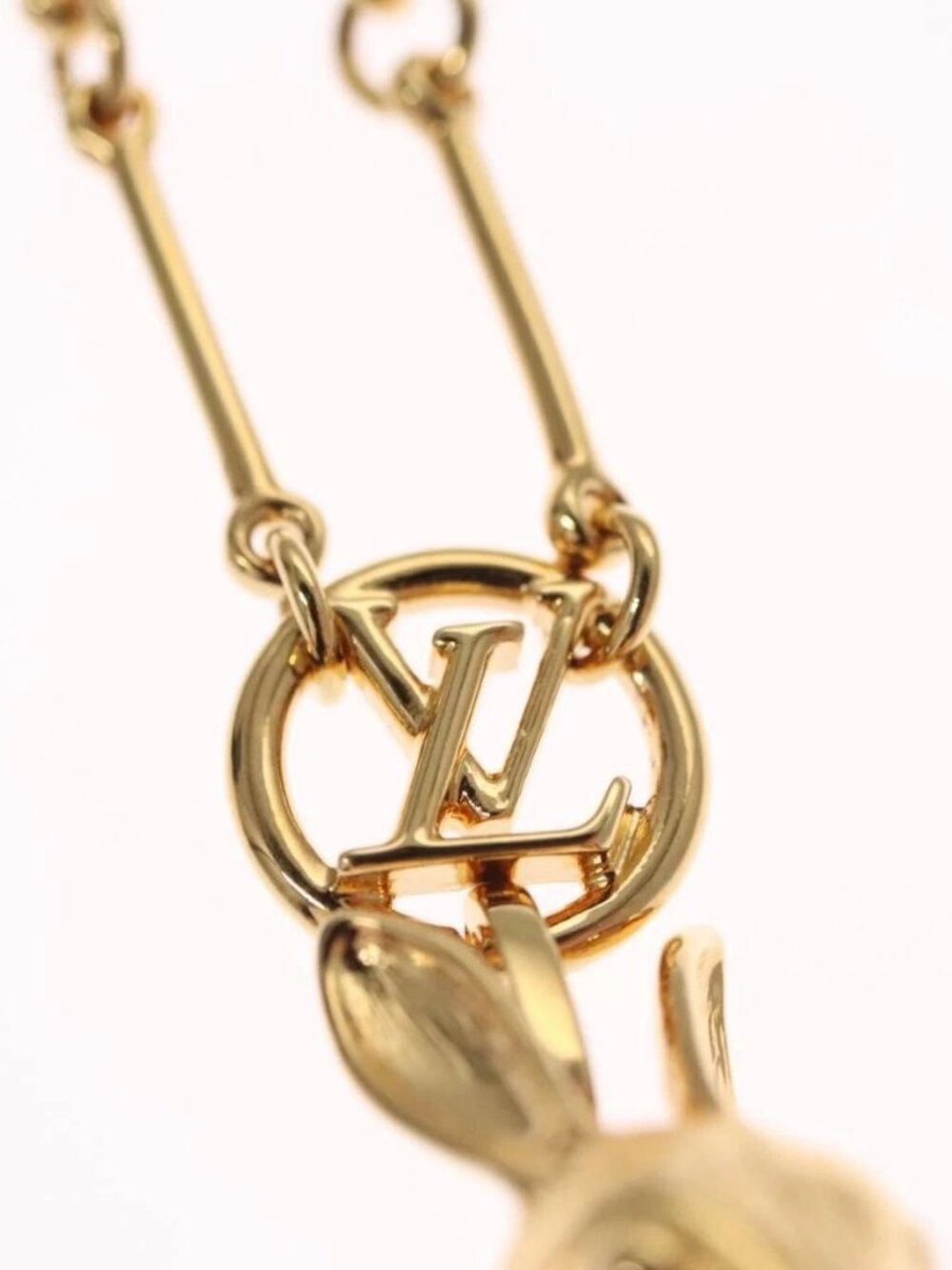 LOUIS VUITTON Collier LV Necklace metal Gold M00928 LV Auth 115662 - Picture 7 of 15